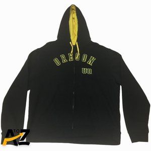 Cover One Jacket Size XXXL Oregon Univ Hooded Black Long Sleeves Full Zip